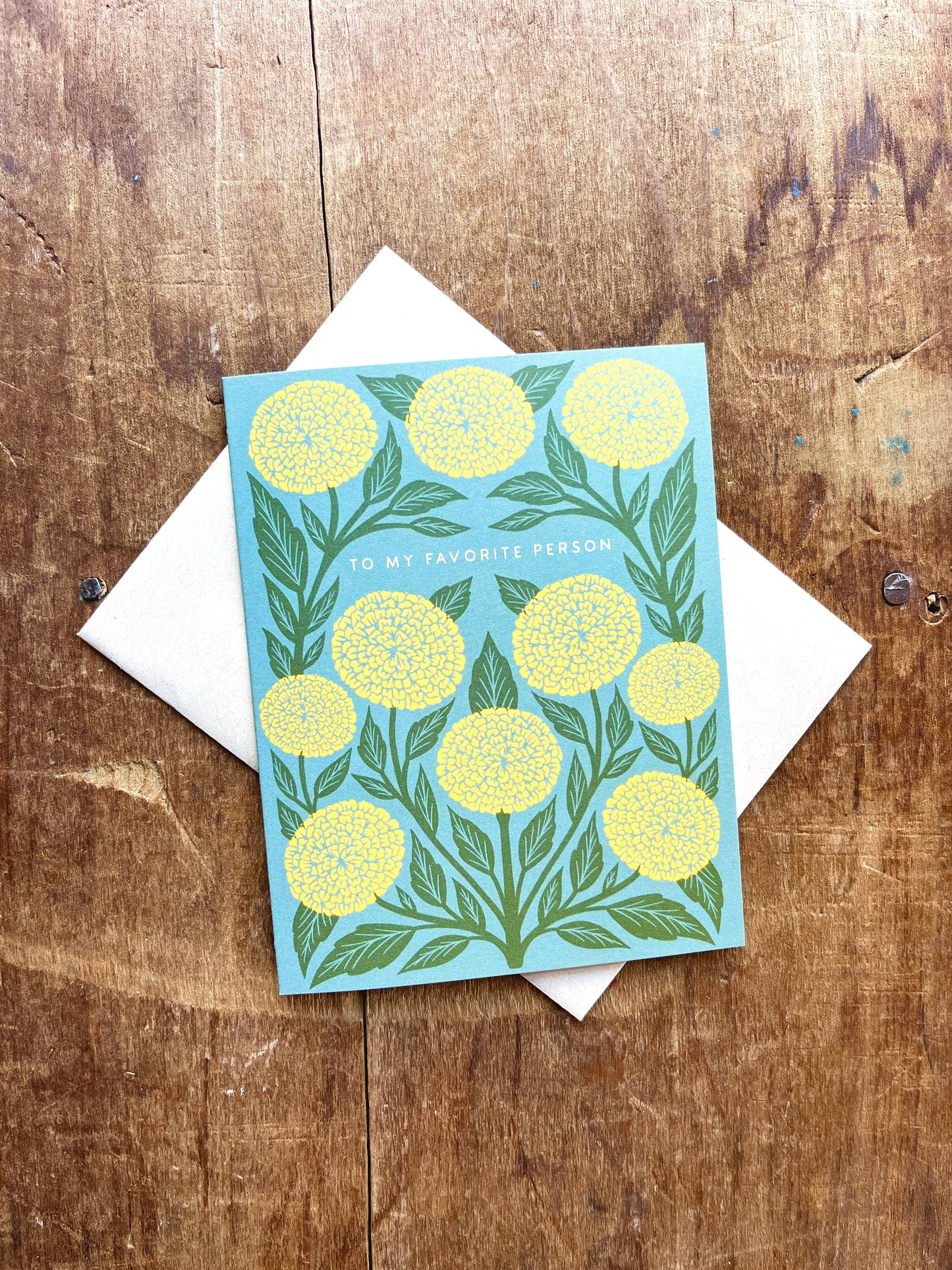 "To My Favorite Person," Greeting Card