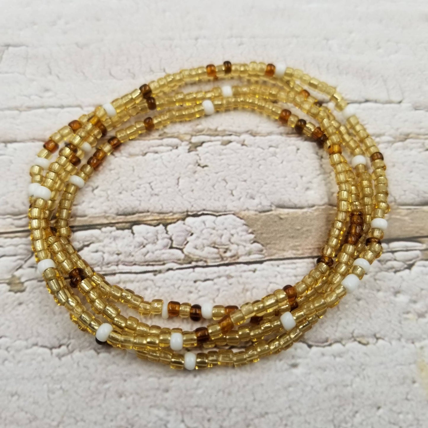 Multi Layered Seed Bead Bracelet/ Necklace