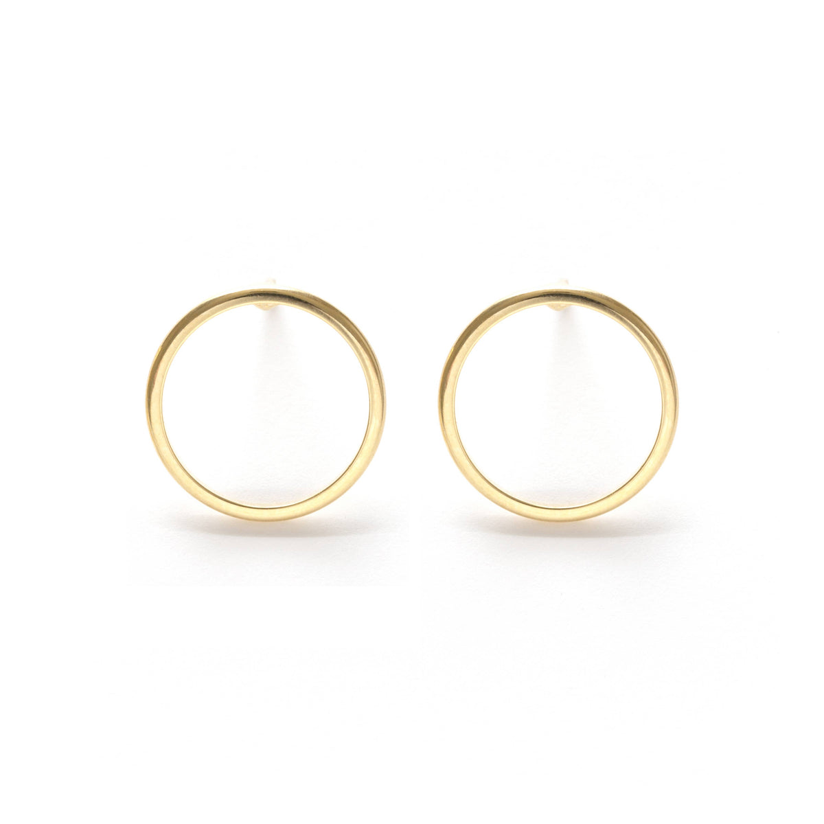 Circle Stud Earrings