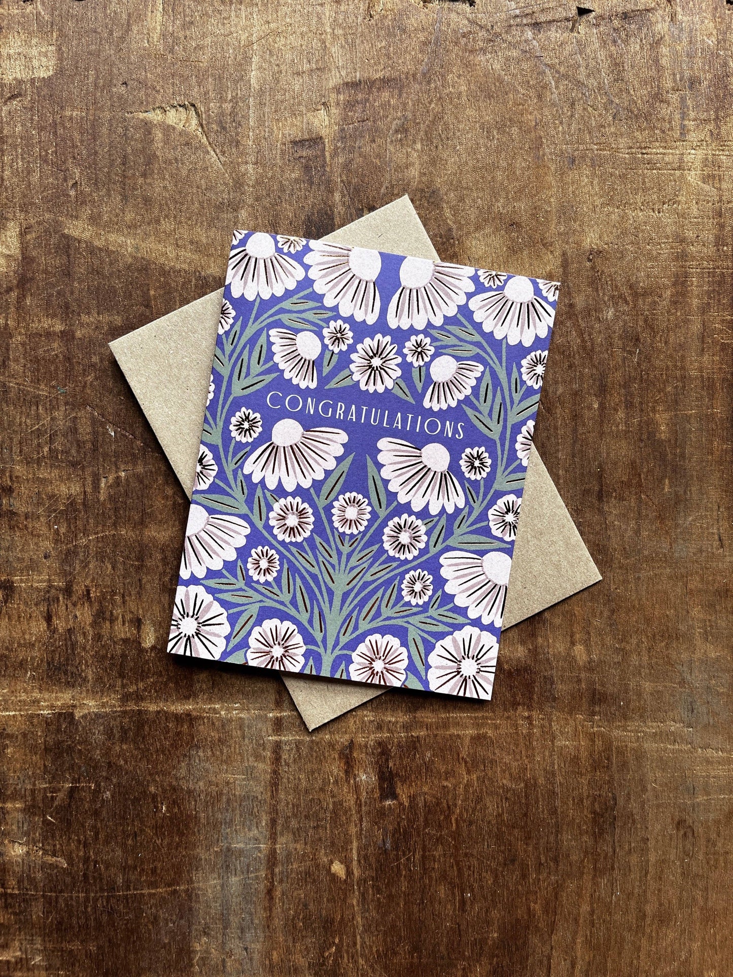 "Congratulations," Greeting Card