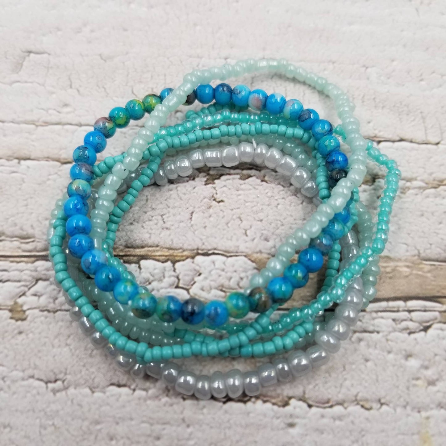 Multi Layered Boho Miyuke Bead Bracelet: NO.2