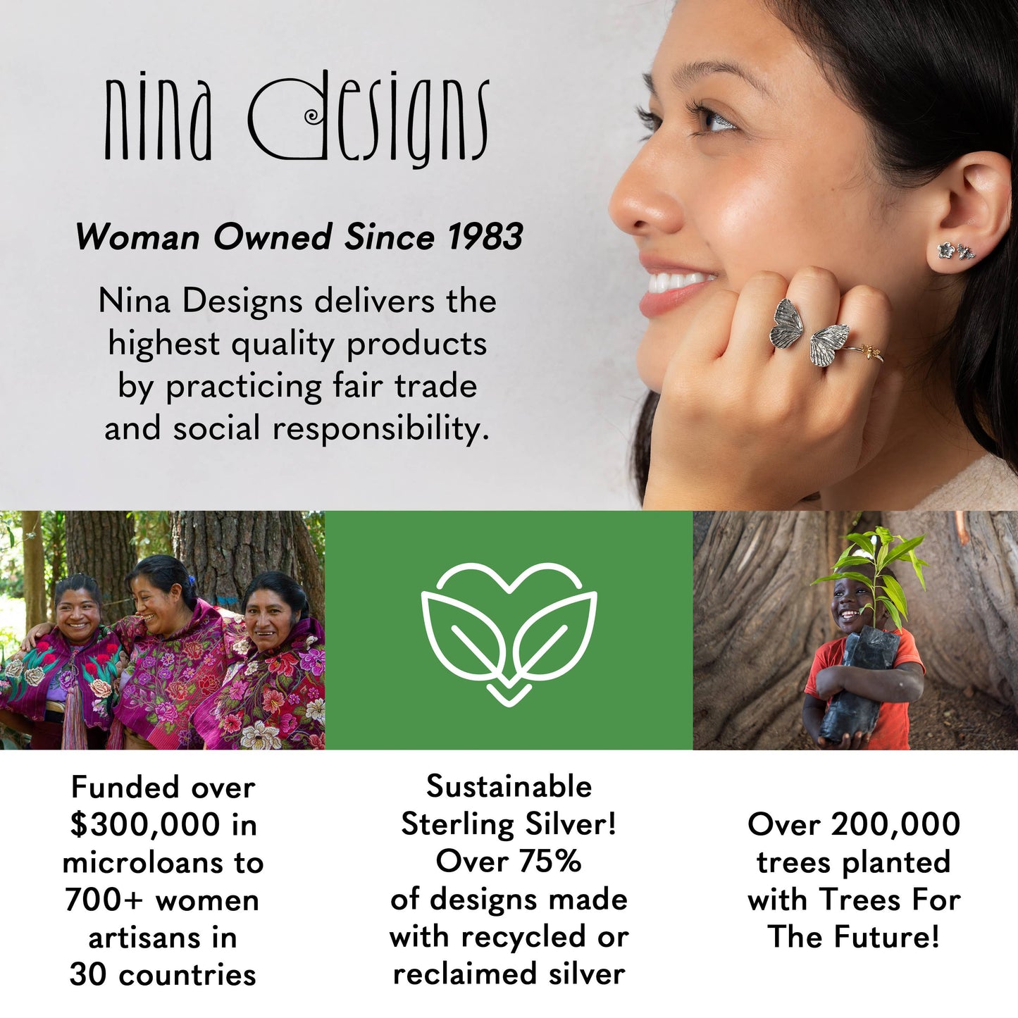 Sterling Silver or Bronze Paw Print Post Earrings 6x7mm: Recycled Sterling Silver