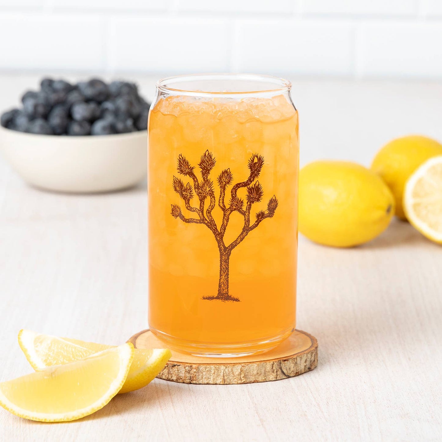 Joshua Tree Can Glass | Glass Cup | Iced Coffee Cup