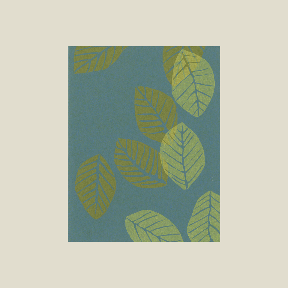 Falling leaves card