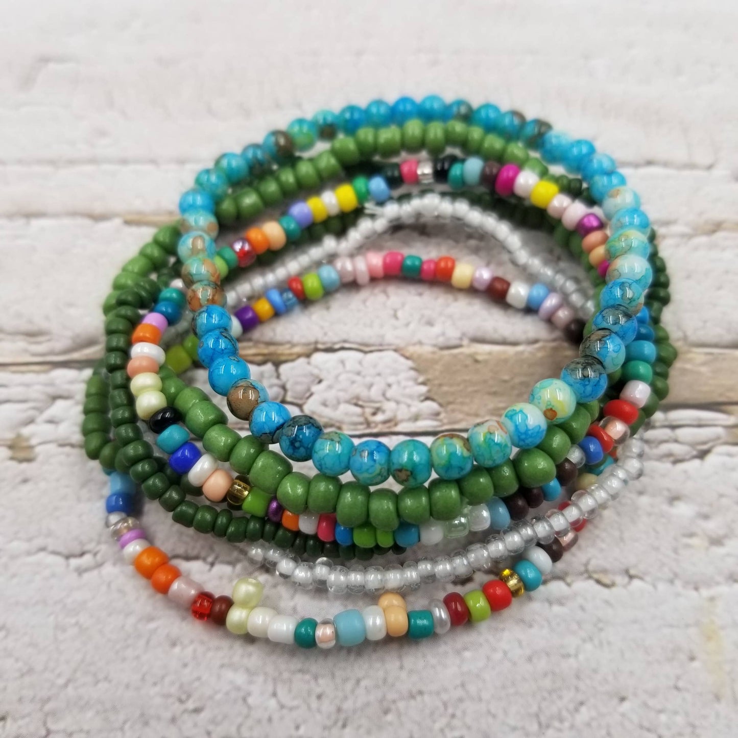 Multi Layered Boho Miyuke Bead Bracelet: NO.2