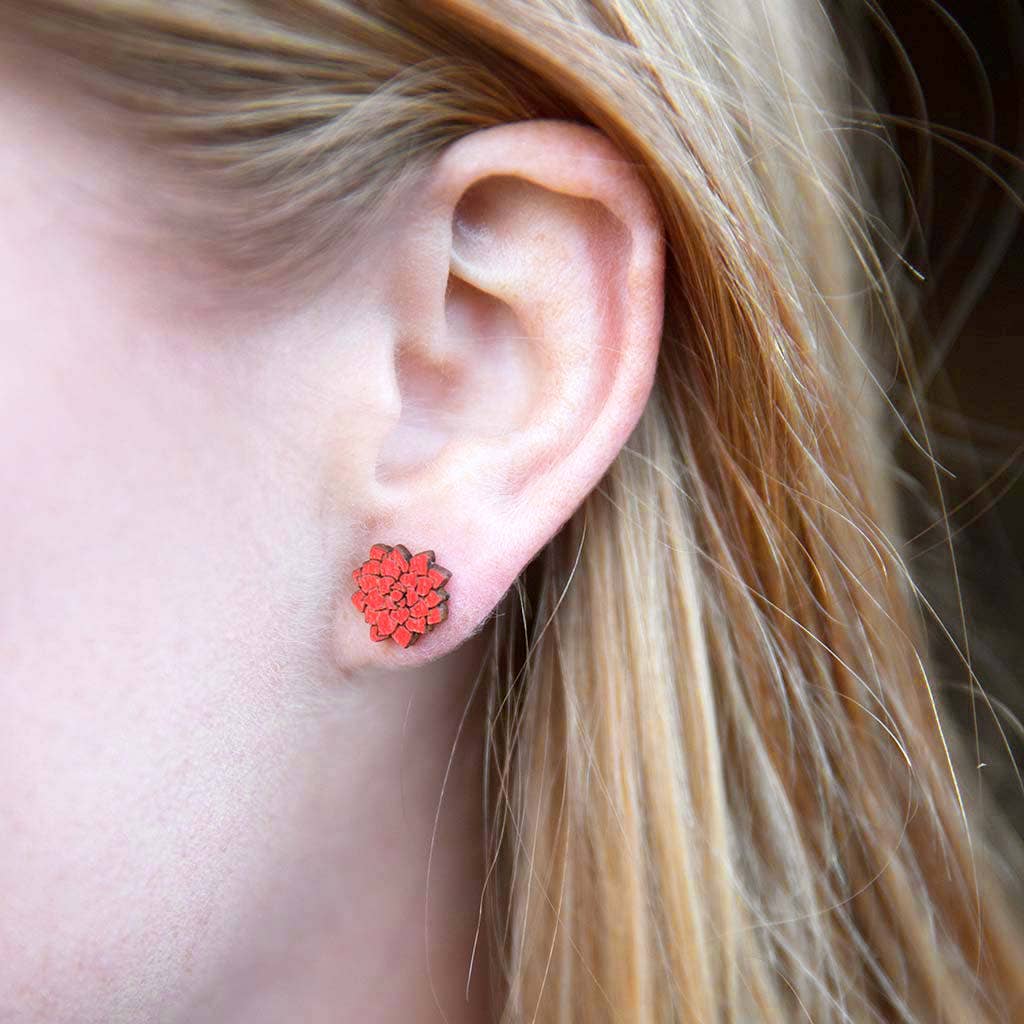 Flowers Studs - More Colors: Blue