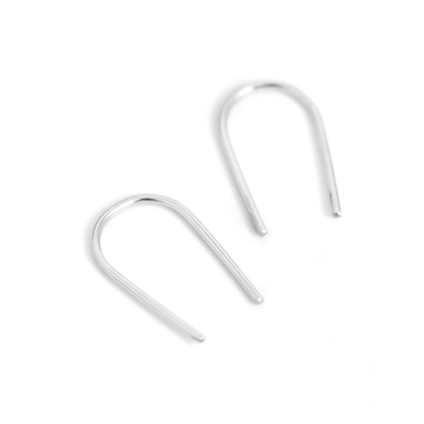 Open Arc Earrings | 14k Gold Fill & Sterling Silver: Gold