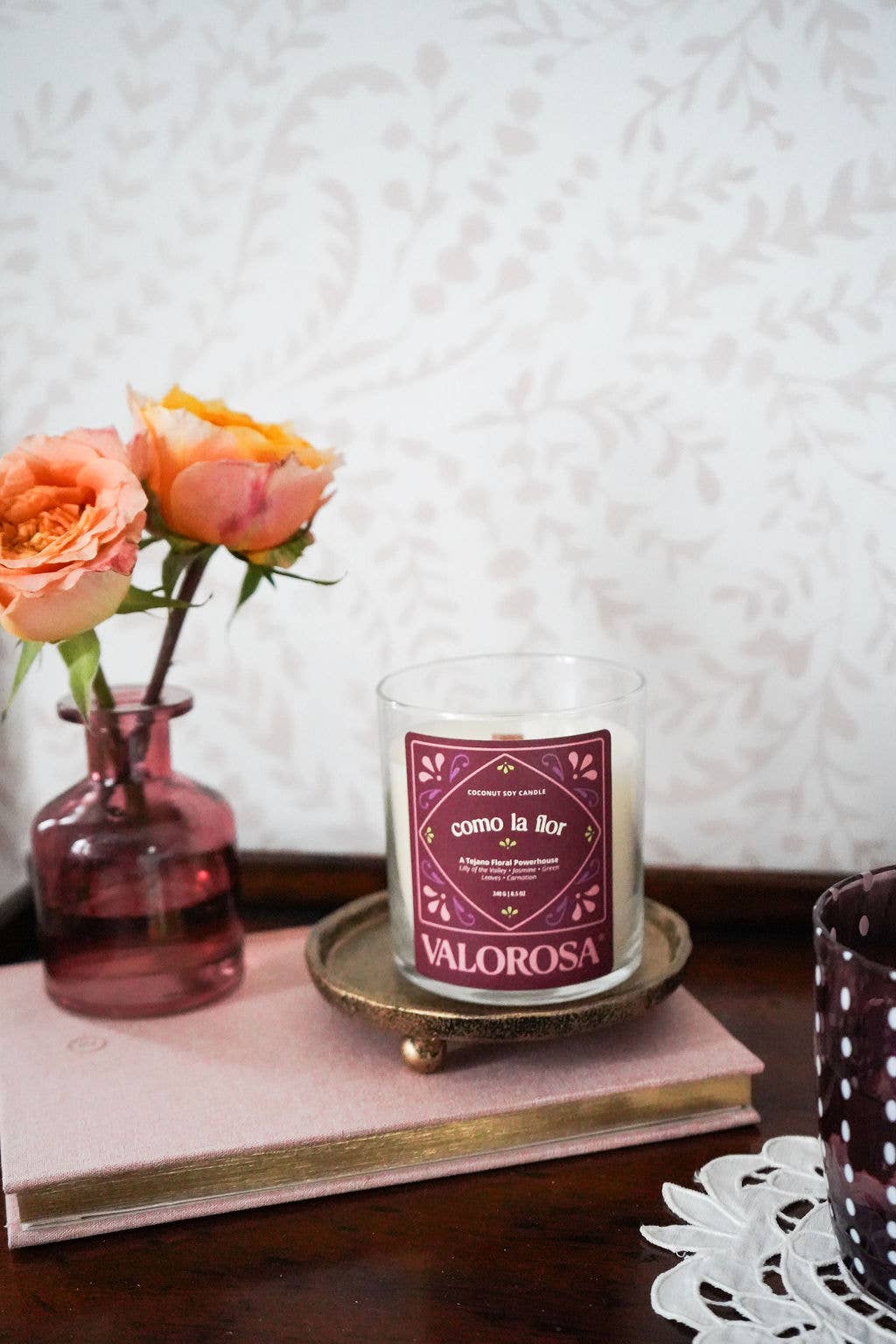 Como La Flor Candle | Jasmine & Floral Candle