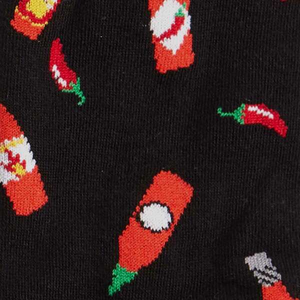 Men's Crew Sock: Hot Sauce