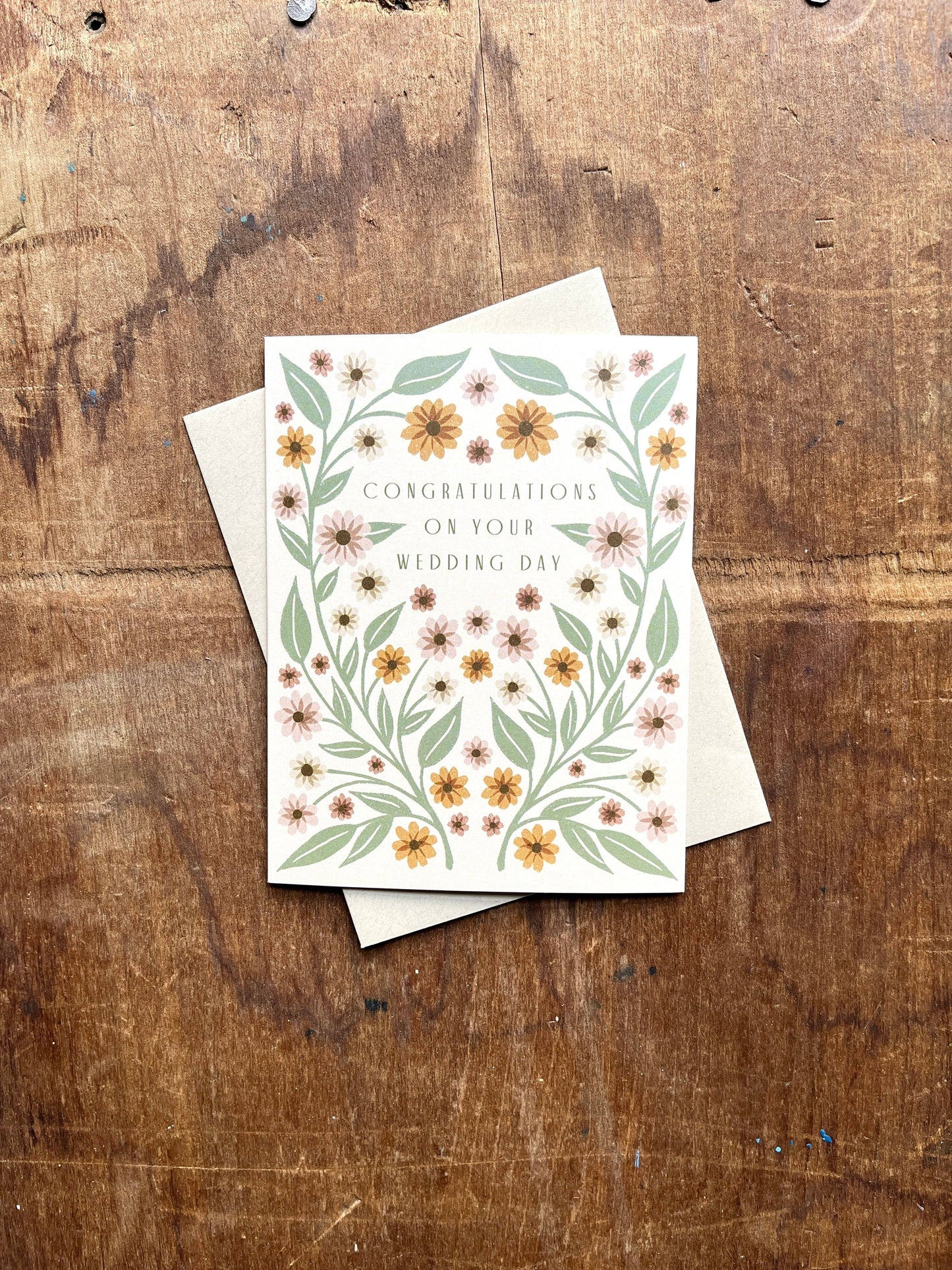 "Congratulations On Your Wedding," Greeting Card