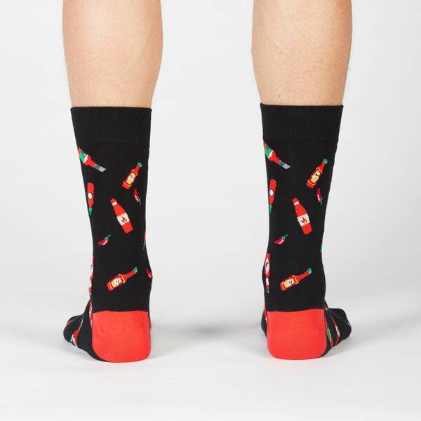 Men's Crew Sock: Hot Sauce