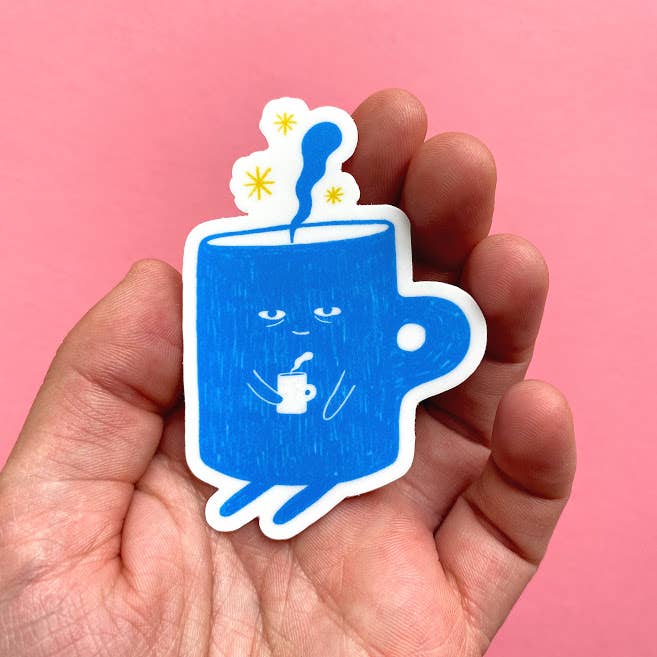 Sticker - sleepy coffee