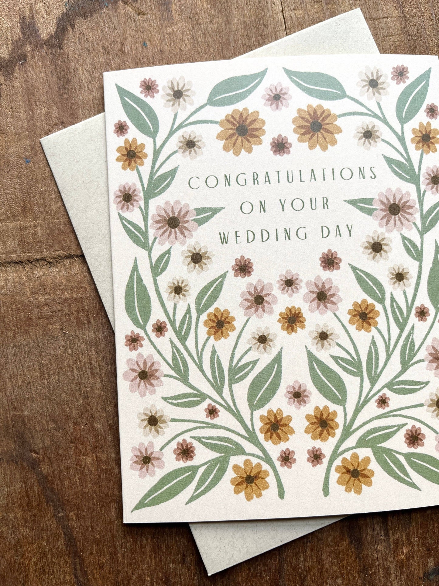 "Congratulations On Your Wedding," Greeting Card