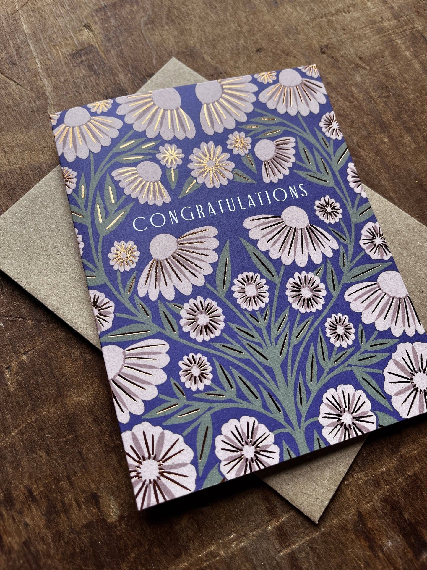 "Congratulations," Greeting Card