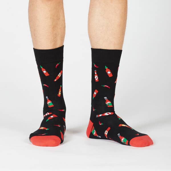 Men's Crew Sock: Hot Sauce