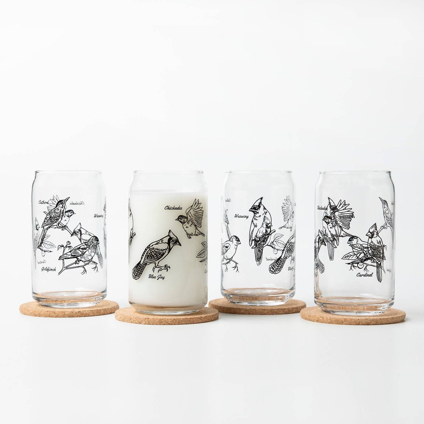 Bird Beer Can Glass | Iced Coffee Cup: 1 Glass