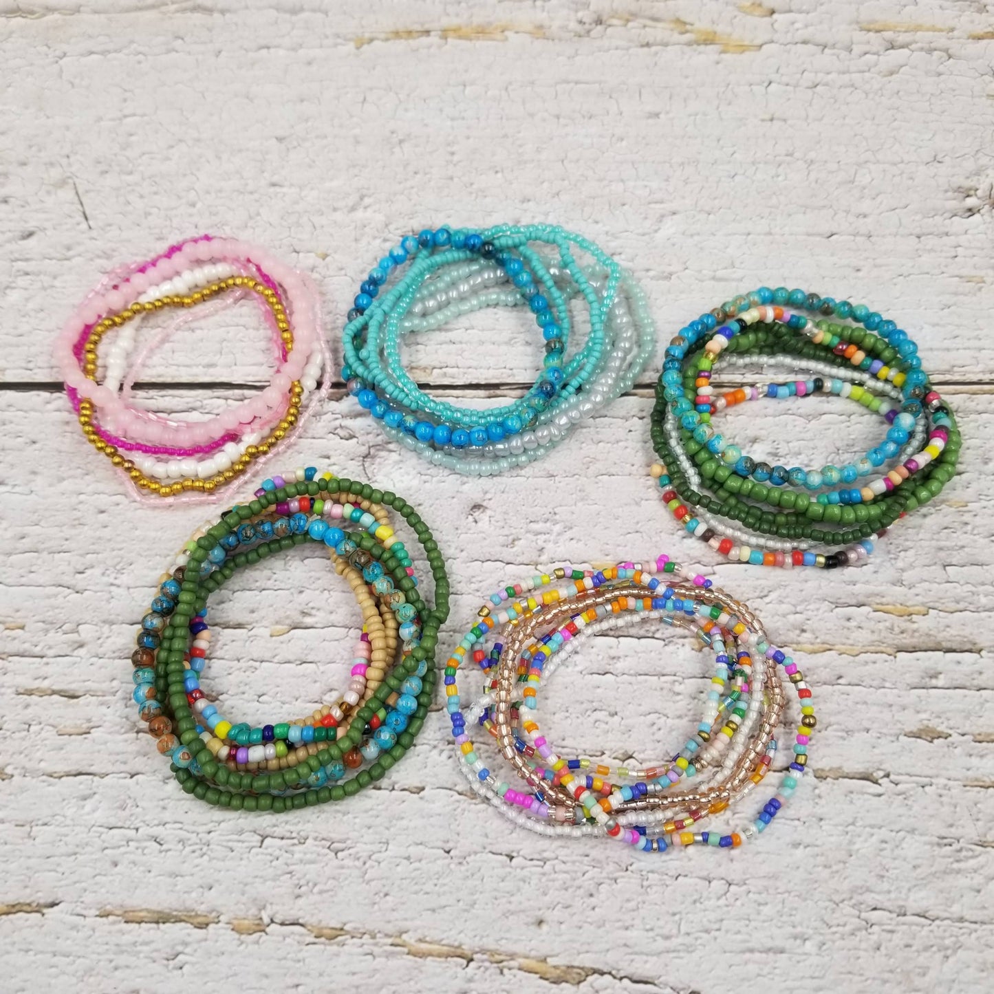 Multi Layered Boho Miyuke Bead Bracelet: NO.2