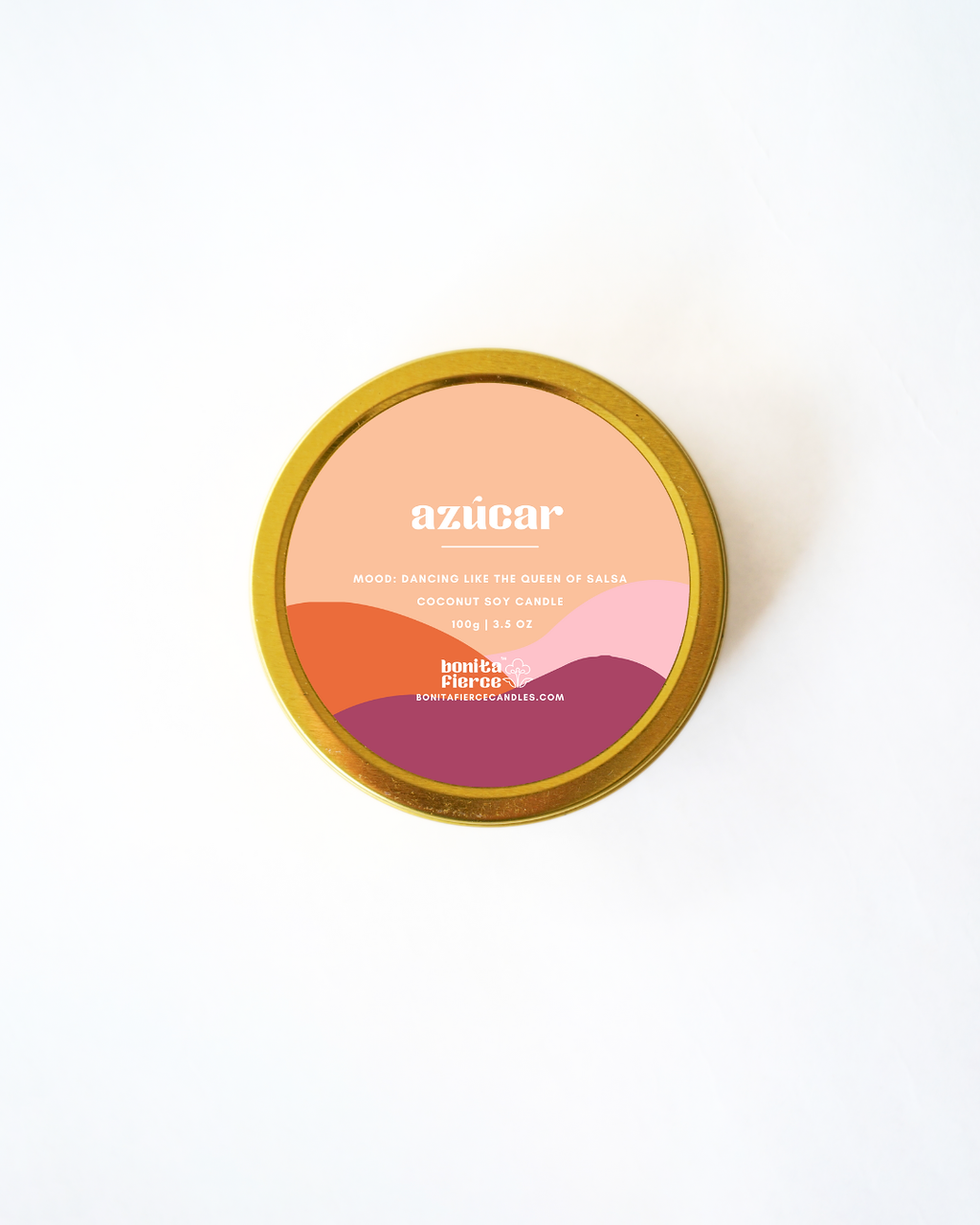 Azúcar Candle Tin | Cinnamon, Sugar, Vanilla
