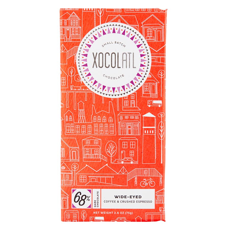 Wide-Eyed: 68% dark chocolate with espresso & coffee