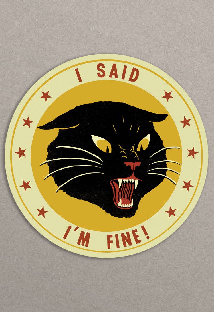 I'm Fine Sticker