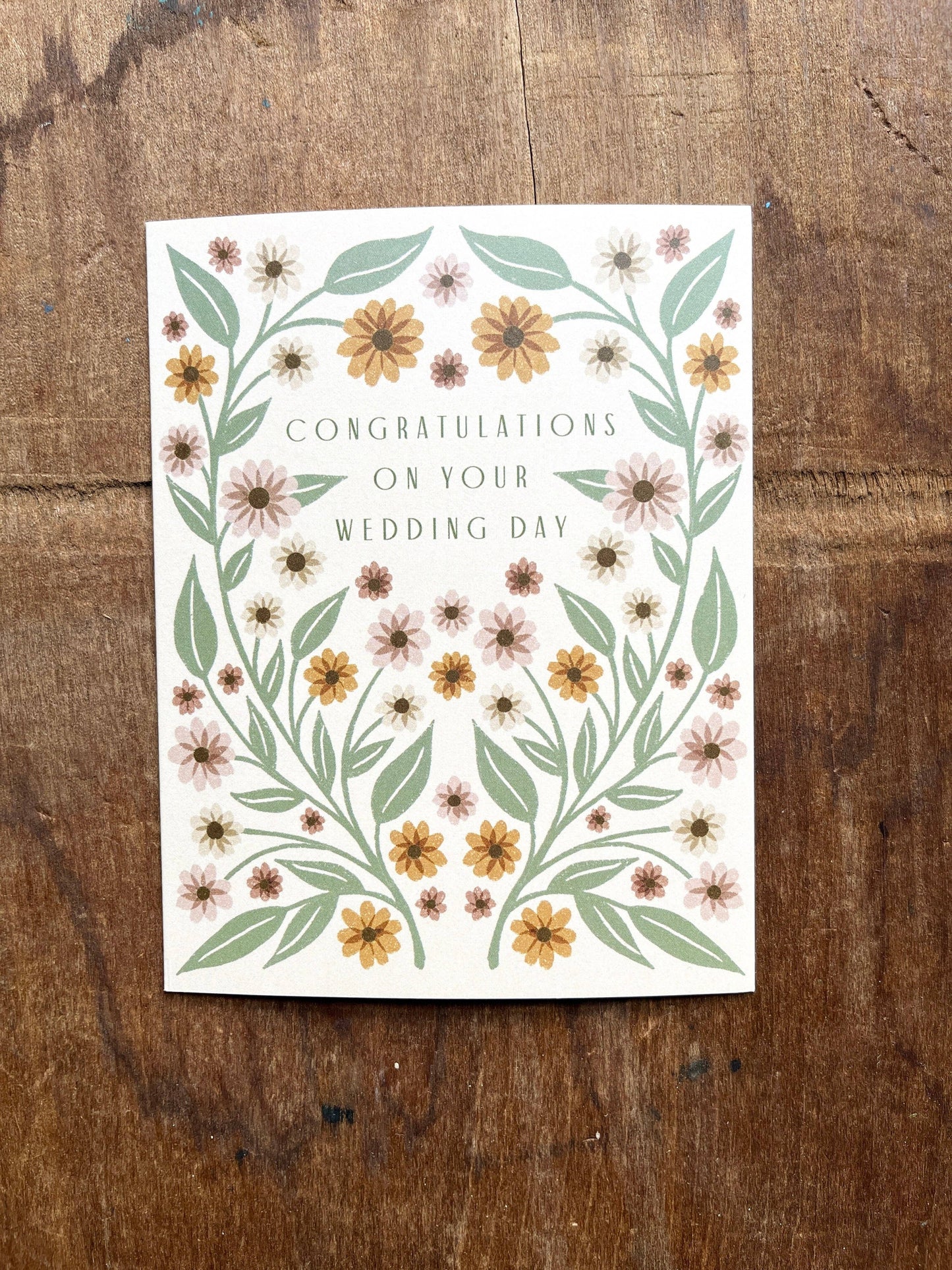 "Congratulations On Your Wedding," Greeting Card
