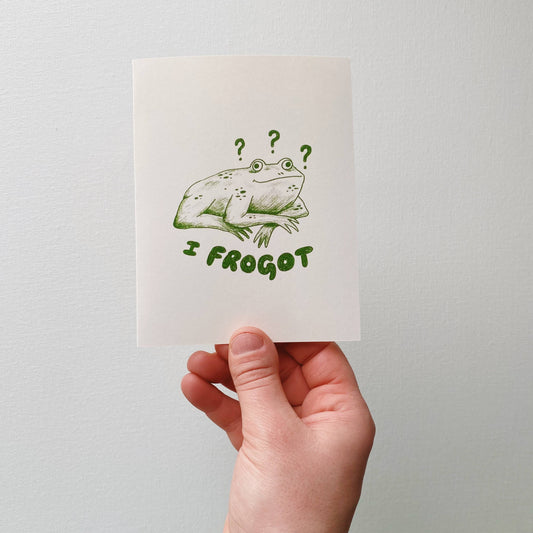 Card - I frogot