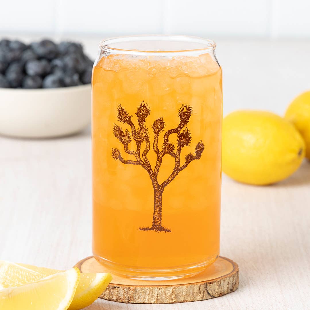 Joshua Tree Can Glass | Glass Cup | Iced Coffee Cup