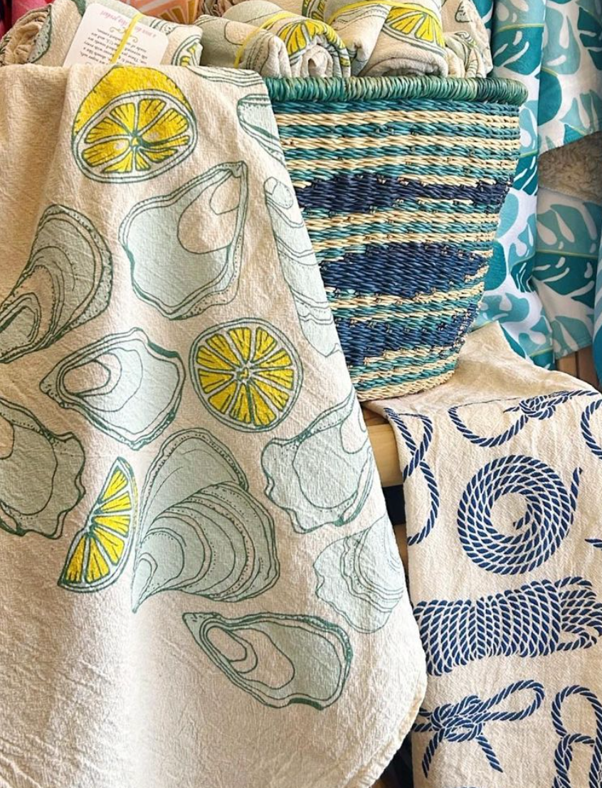 Oysters Tea Towel