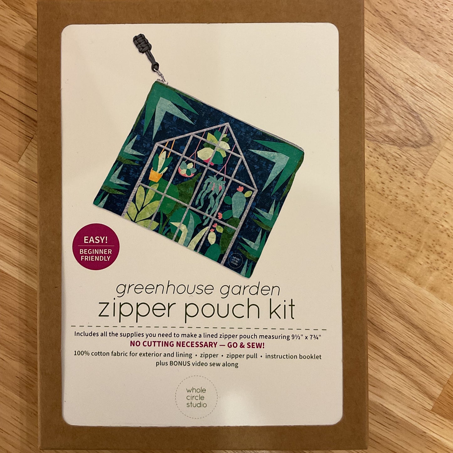 Greenhouse Garden Zipper Pouch kit.