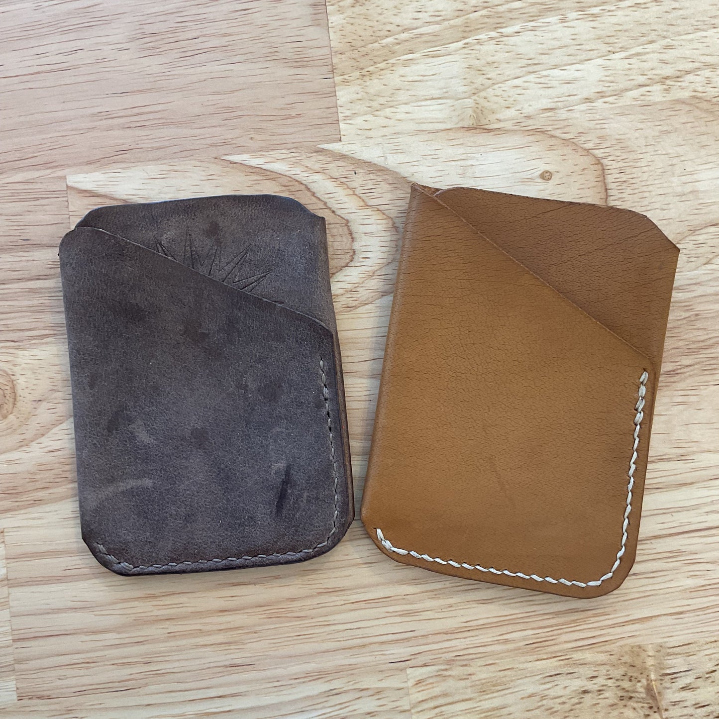 Leather card wallet