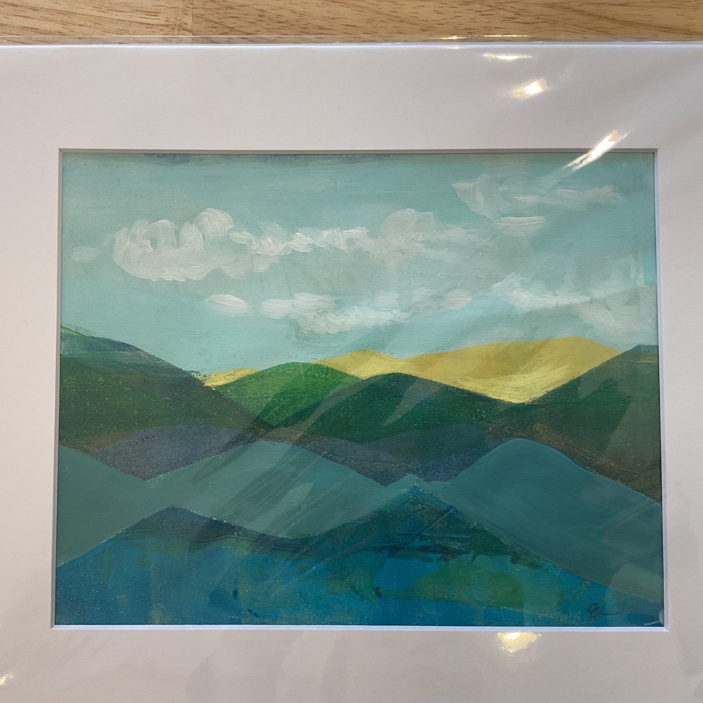 White mountains print