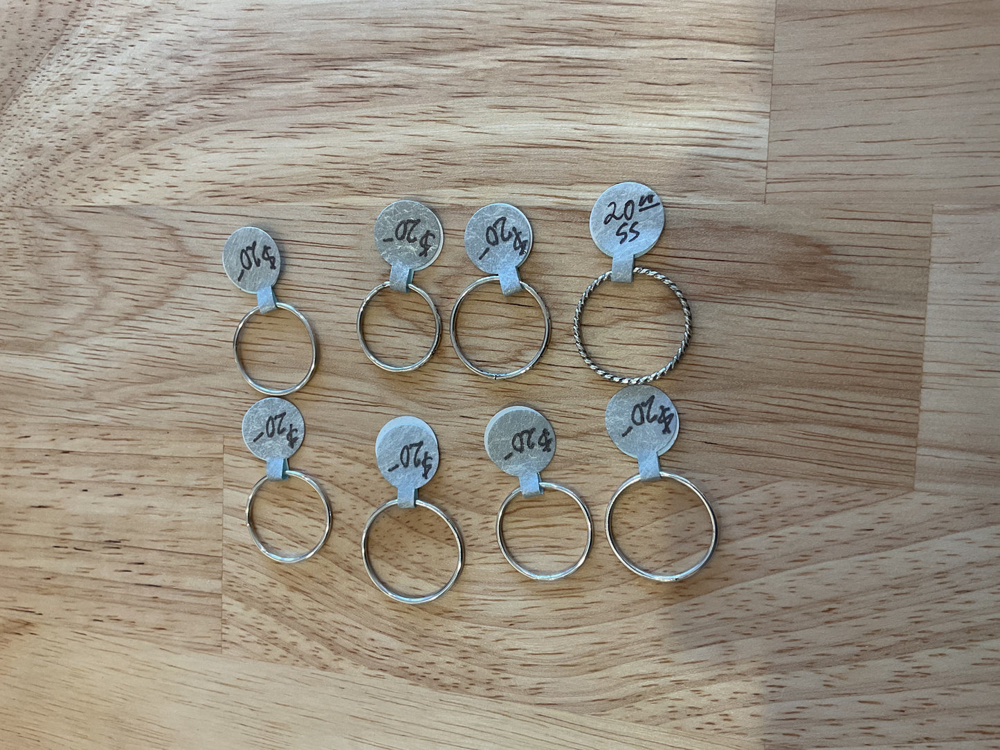 Sterling silver stacking ring