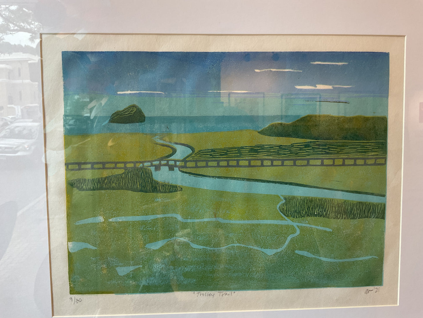 Trolley Trail Framed Print