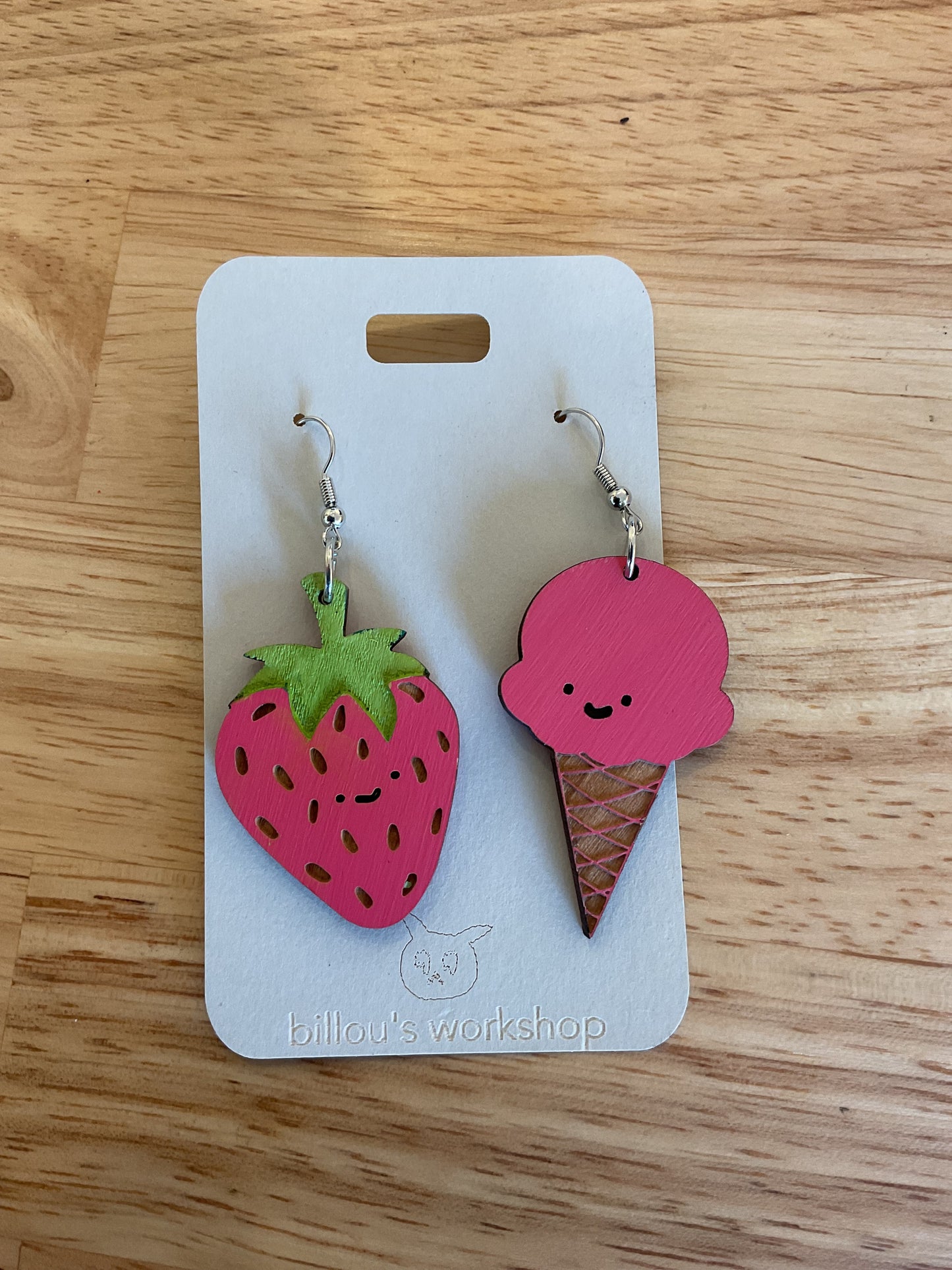 Strawberry earrings