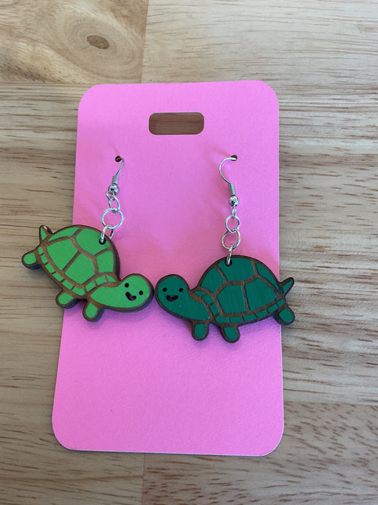 Turtle earrings