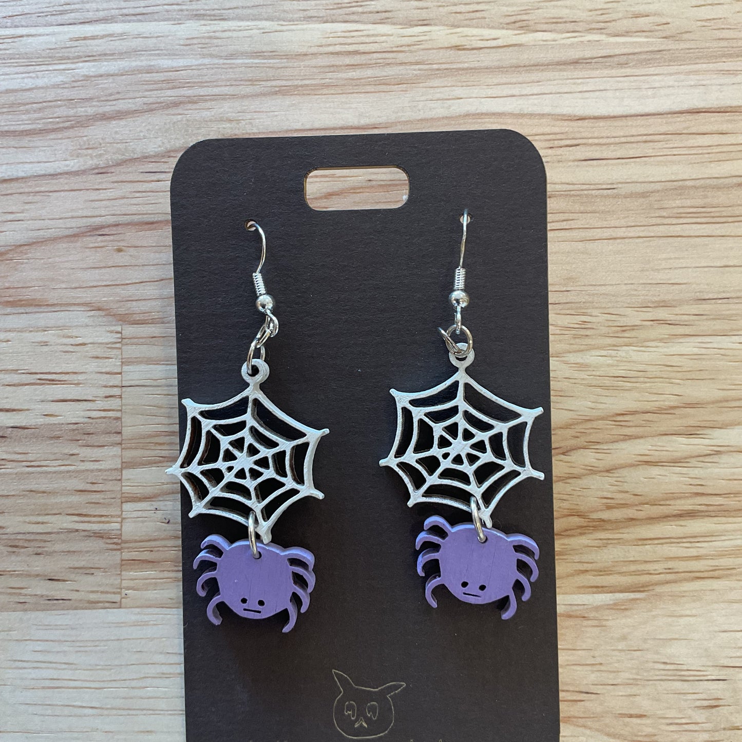 Spider Web Earrings