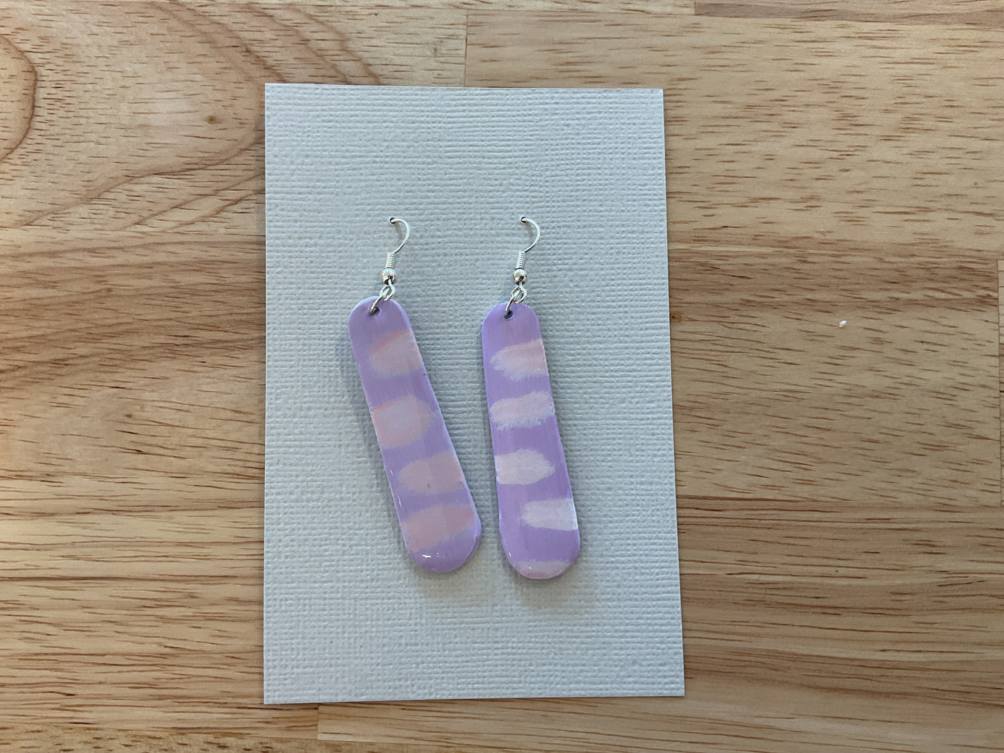 Purple sky earrings