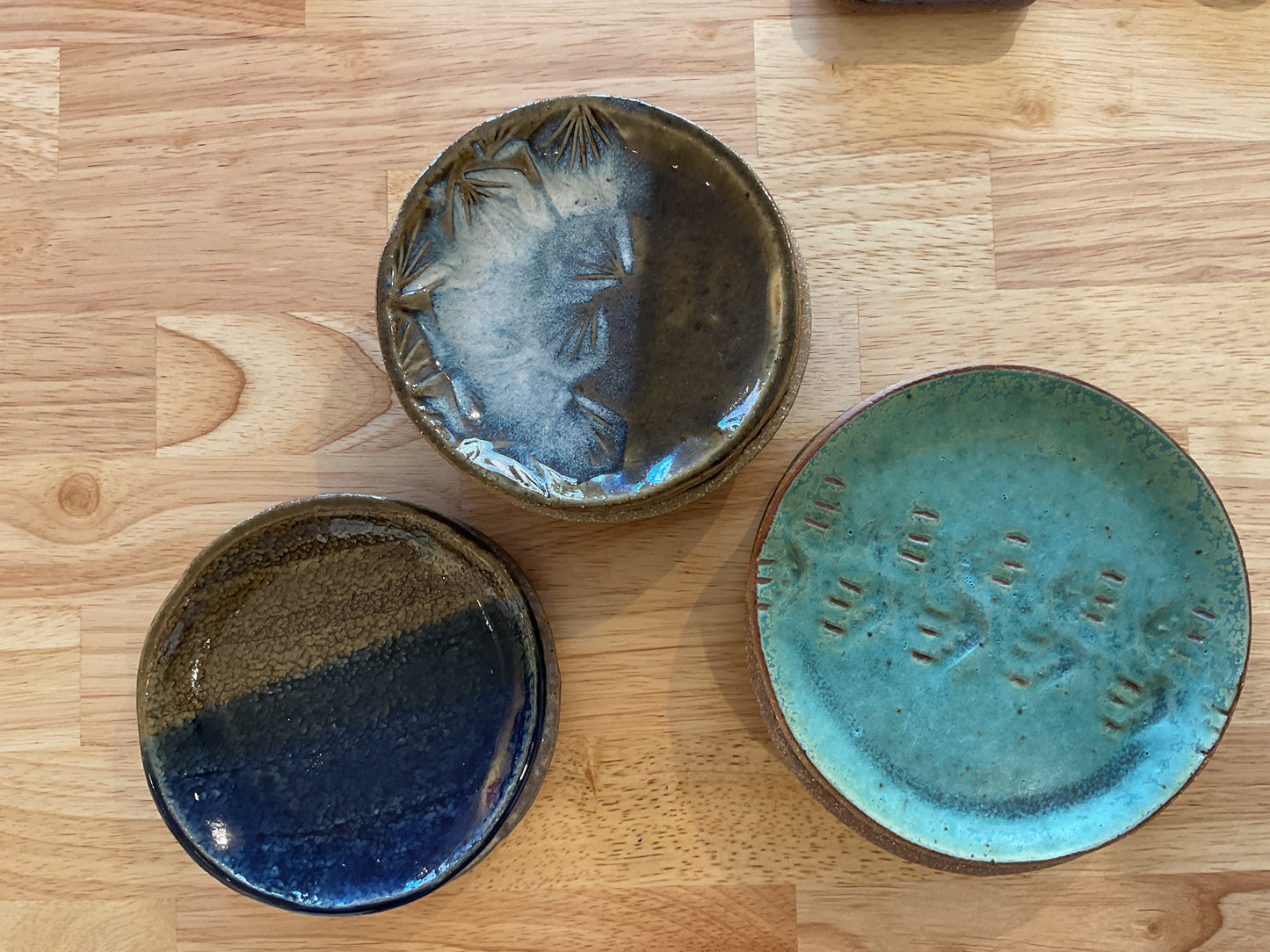 Small Round clay plate