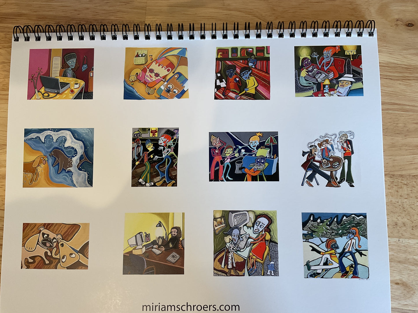 2026 Calendar Miriam Schroers