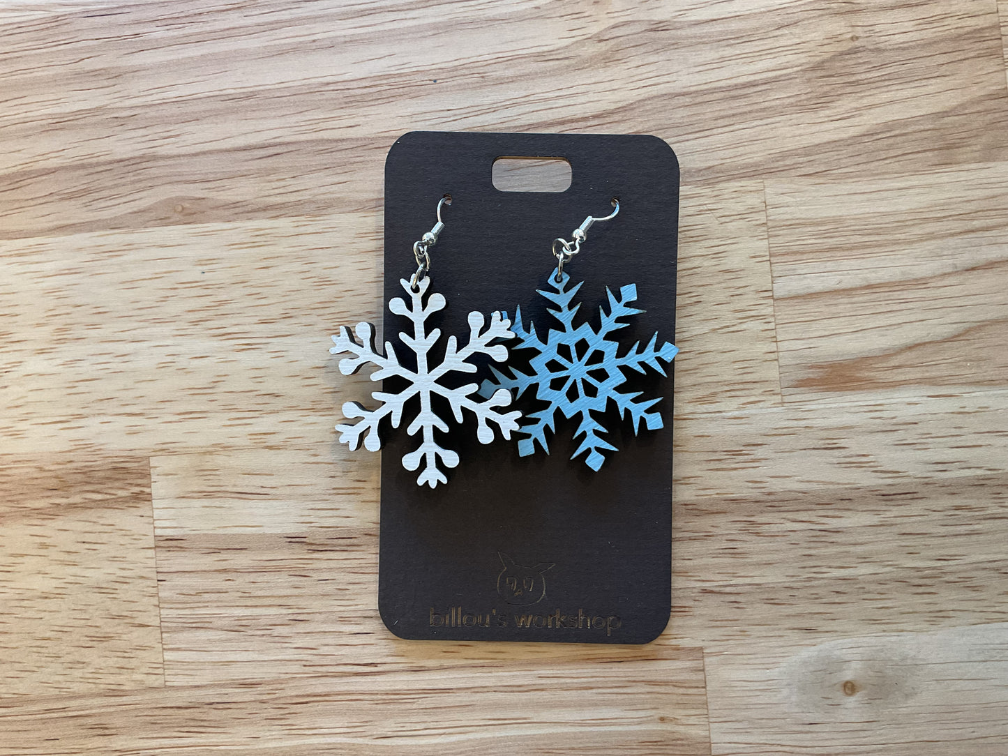 Snowflakes White/Blue