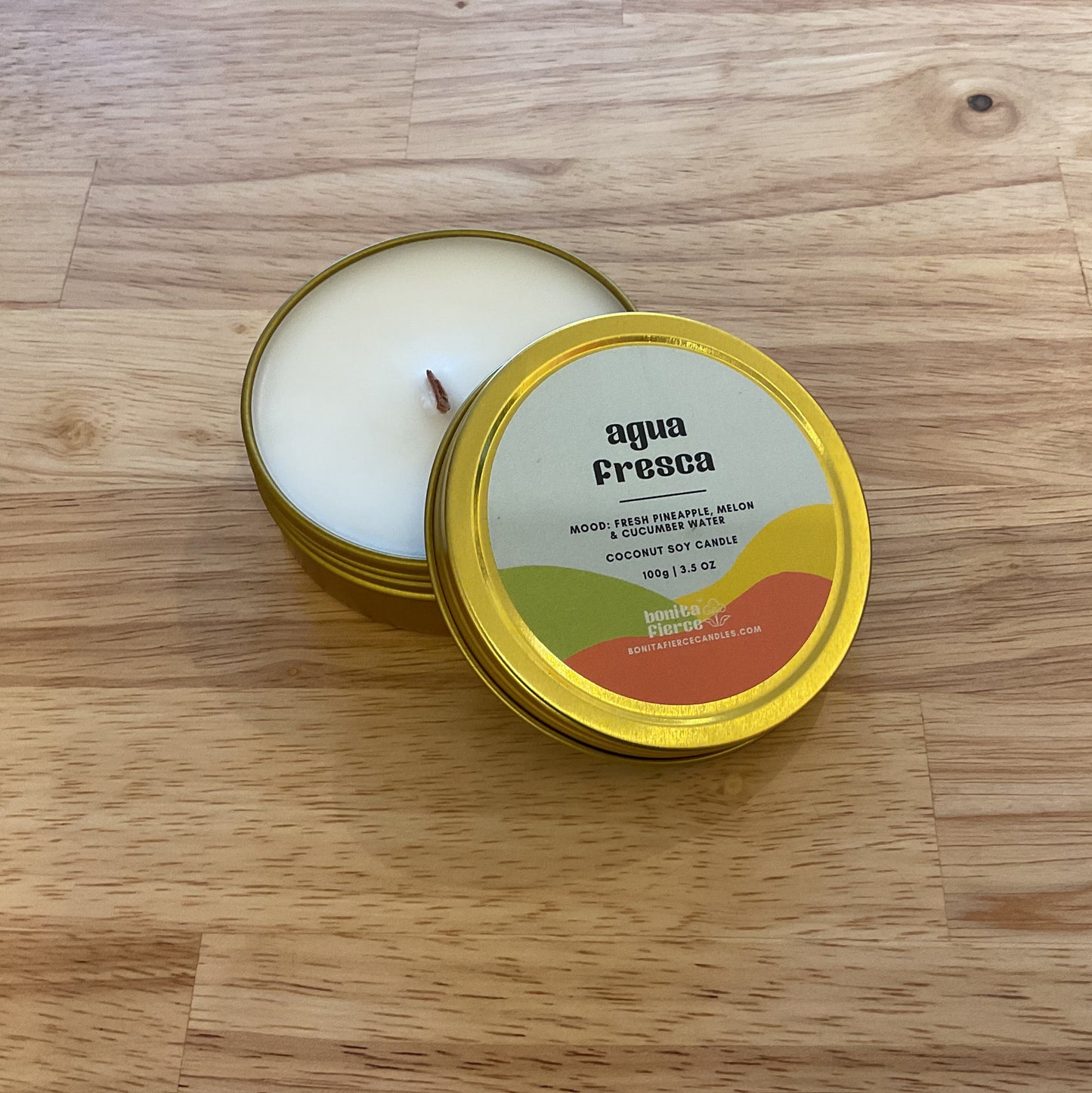 Agua Fresca Candle Tin