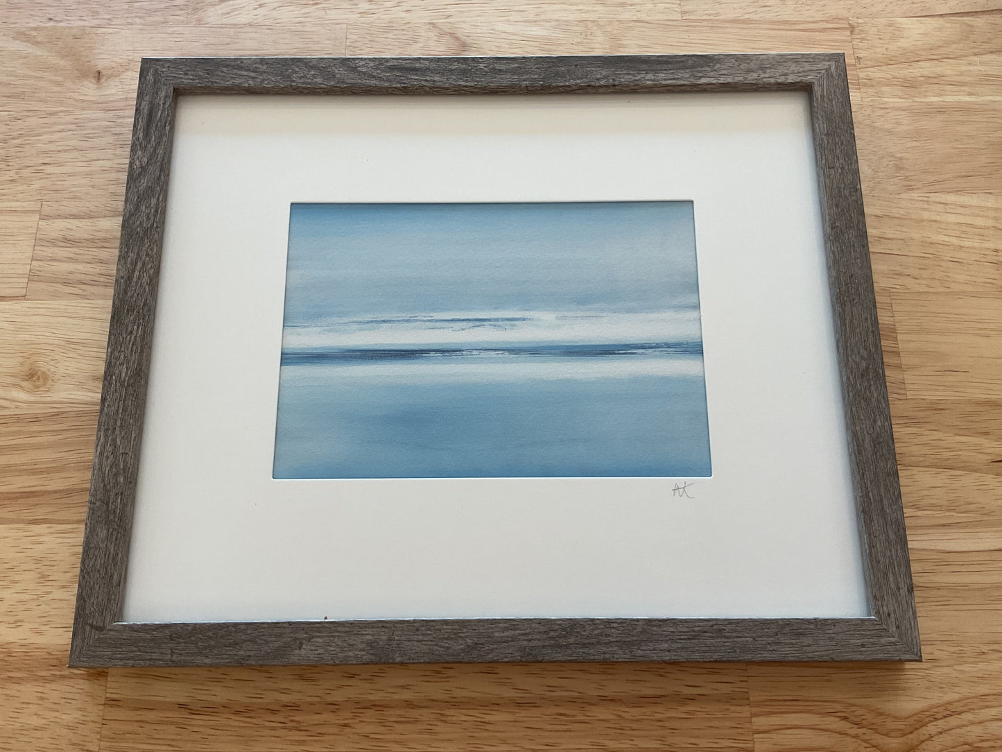 “Exploring Blue 2” — Framed print