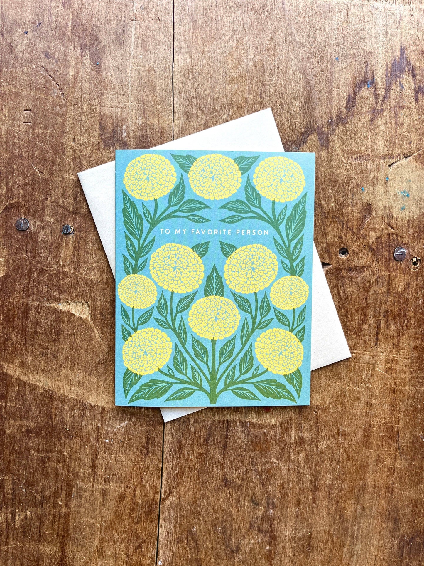 "To My Favorite Person," Greeting Card