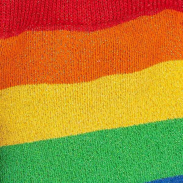 Women's Crew Sock: Radiant Rainbow