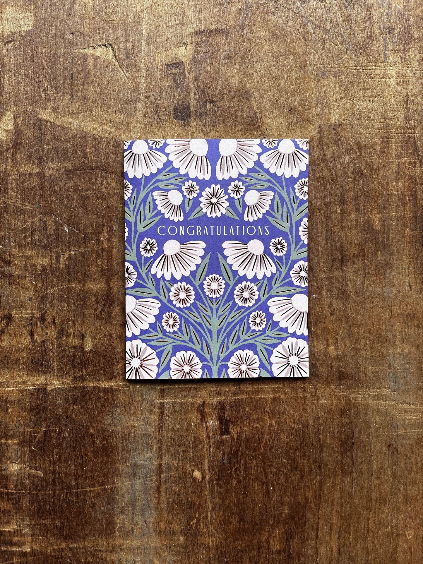 "Congratulations," Greeting Card