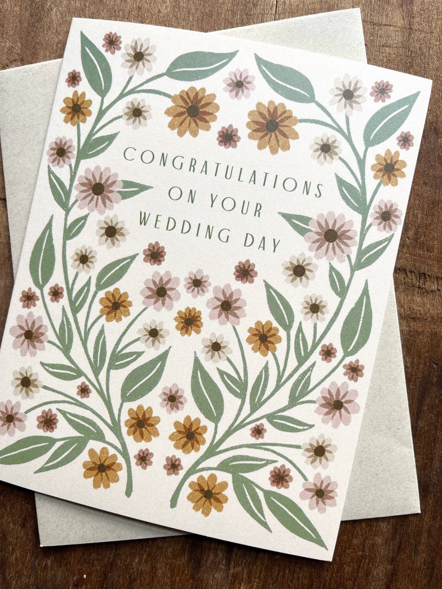 "Congratulations On Your Wedding," Greeting Card