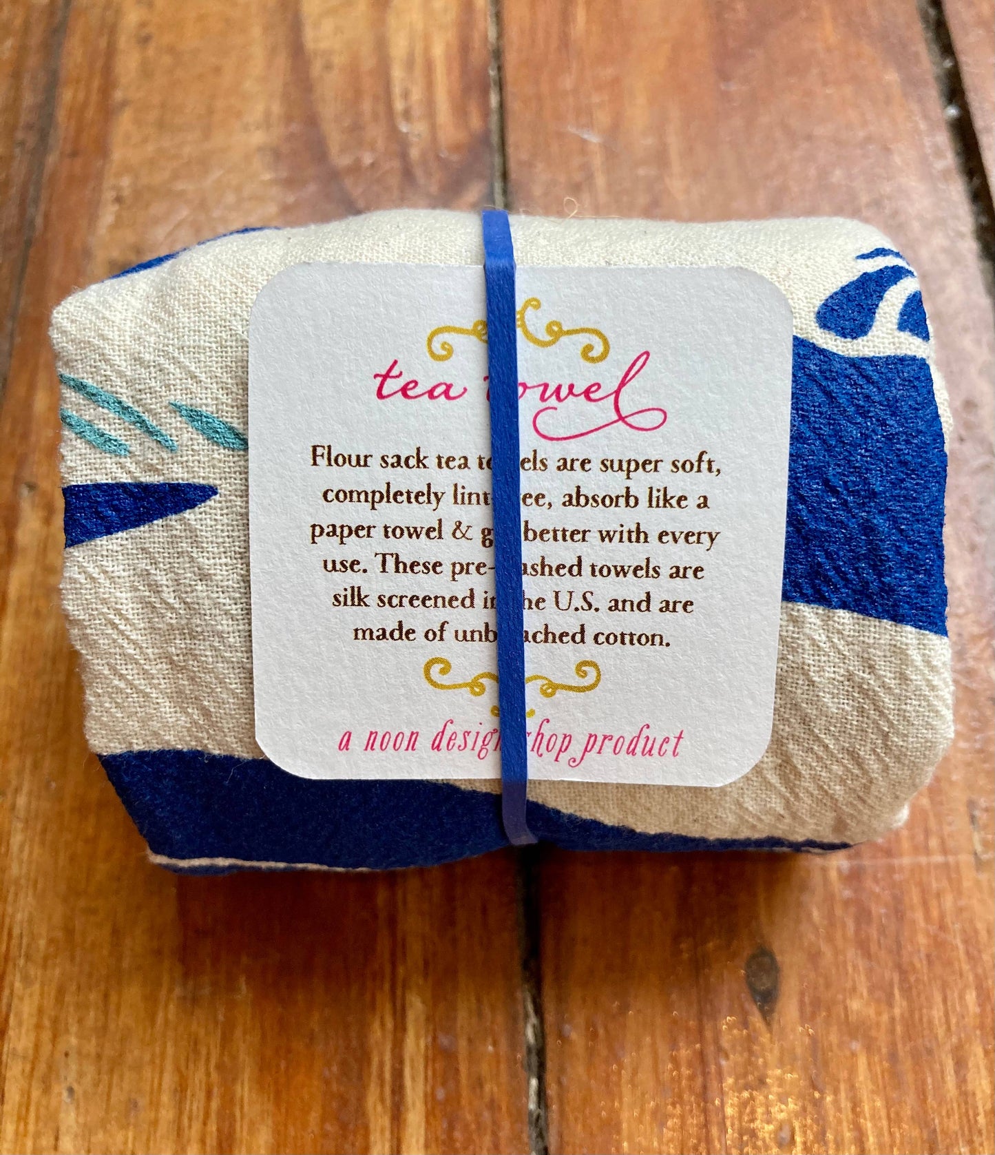 Whales Tea Towel
