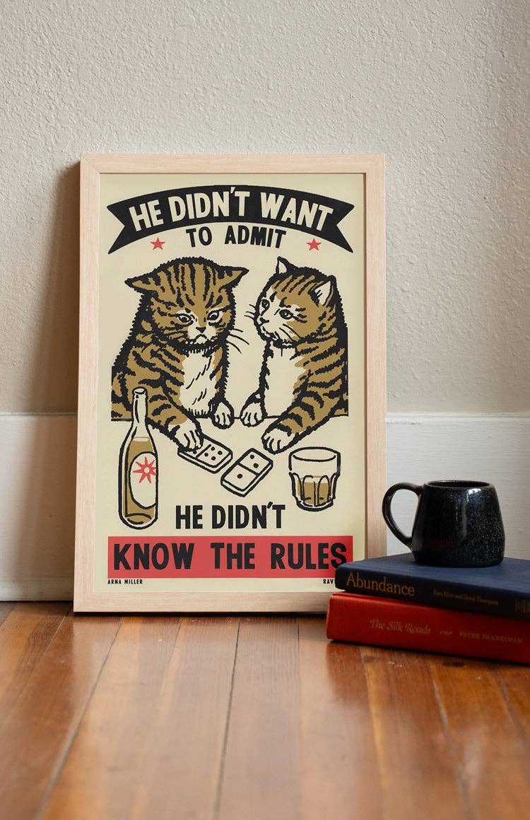 Dominoes Print: He / 11"x17"