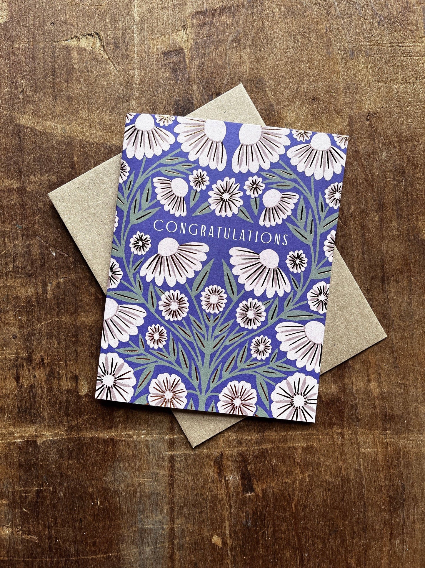 "Congratulations," Greeting Card