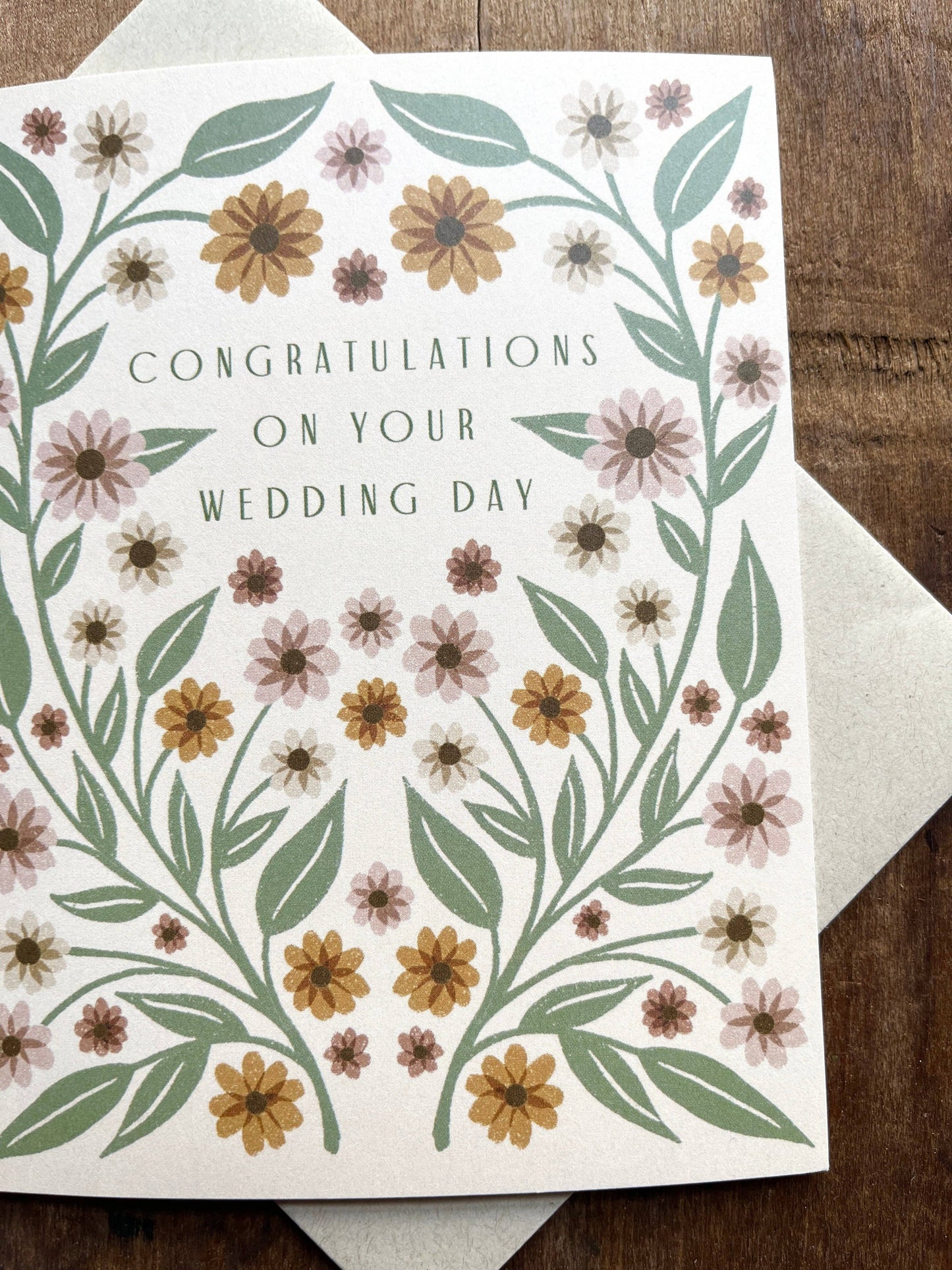 "Congratulations On Your Wedding," Greeting Card